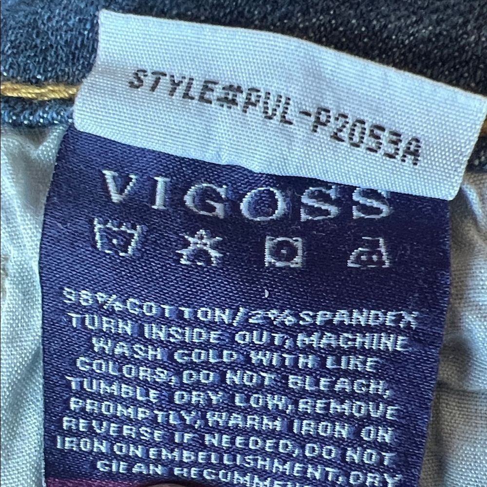 Vigoss Dark Blue Skinny Jeans - Picture 5 of 9